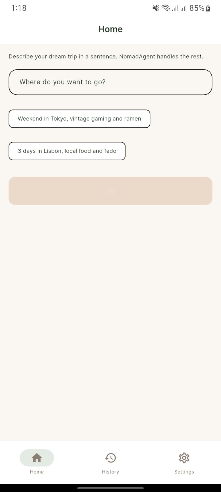 Home Screen